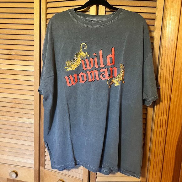 Emy Ave - Wild Woman Tiger tee - L/XL - Picture 1 of 4